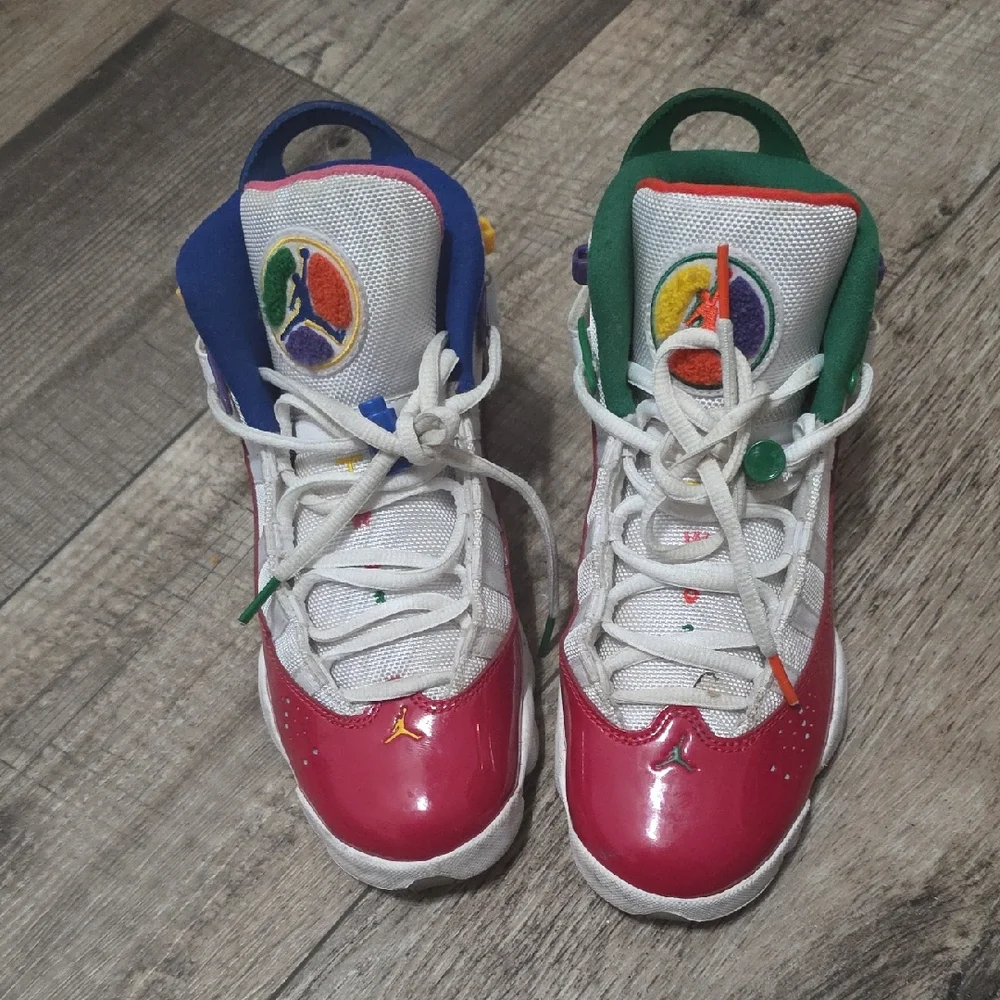 2019 Nike Air Jordan 6 Rings  MultiColor Sneakers